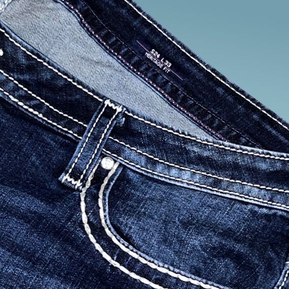 Plus Size Vigoss Bedazzled Dallas Bootcut Jeans Size 42x31 - Picture 3 of 5